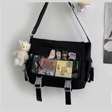 Harajuku Female Student Crossbody Bag Retro One Shoulder Bag Female