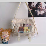 Harajuku Female Student Crossbody Bag Retro One Shoulder Bag Female