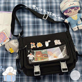 Harajuku Female Student Crossbody Bag Retro One Shoulder Bag Female