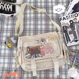 Harajuku Female Student Crossbody Bag Retro One Shoulder Bag Female
