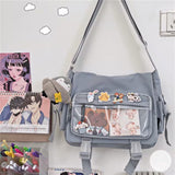 Harajuku Female Student Crossbody Bag Retro One Shoulder Bag Female