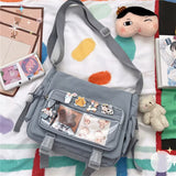 Harajuku Female Student Crossbody Bag Retro One Shoulder Bag Female